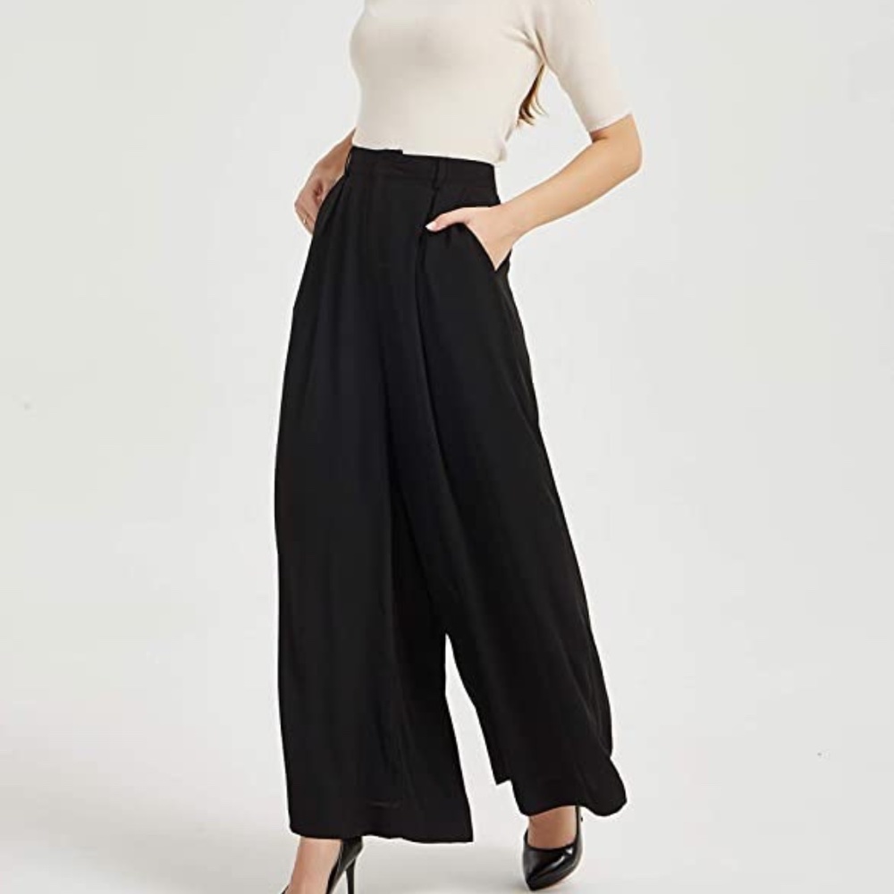 High Waisted Wide Leg Palazzo Pants